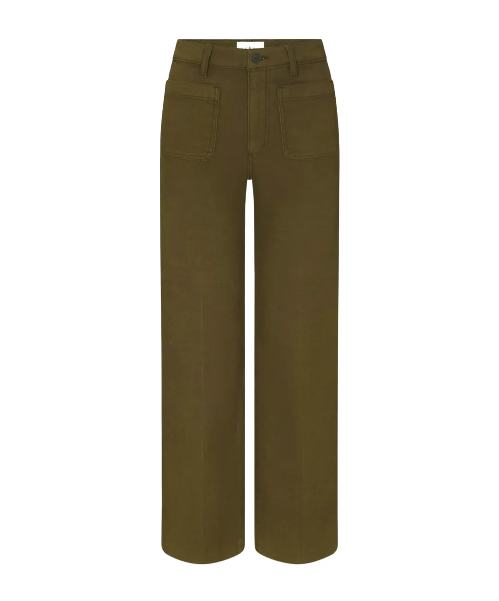 High-Waisted Flared Jeans