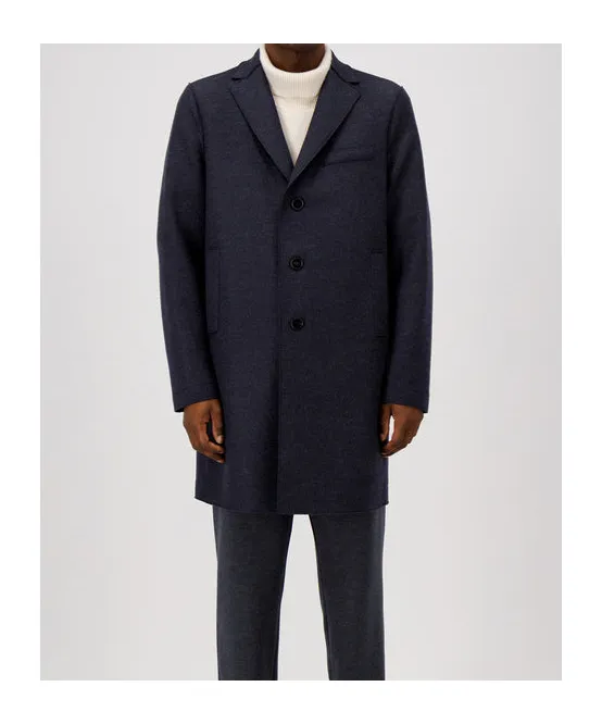 Harris Wharf London Single-Breasted Coat