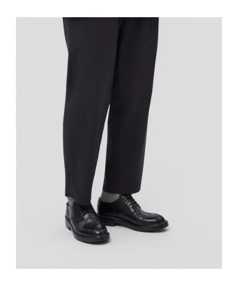 Black Leather Shoes For Men.