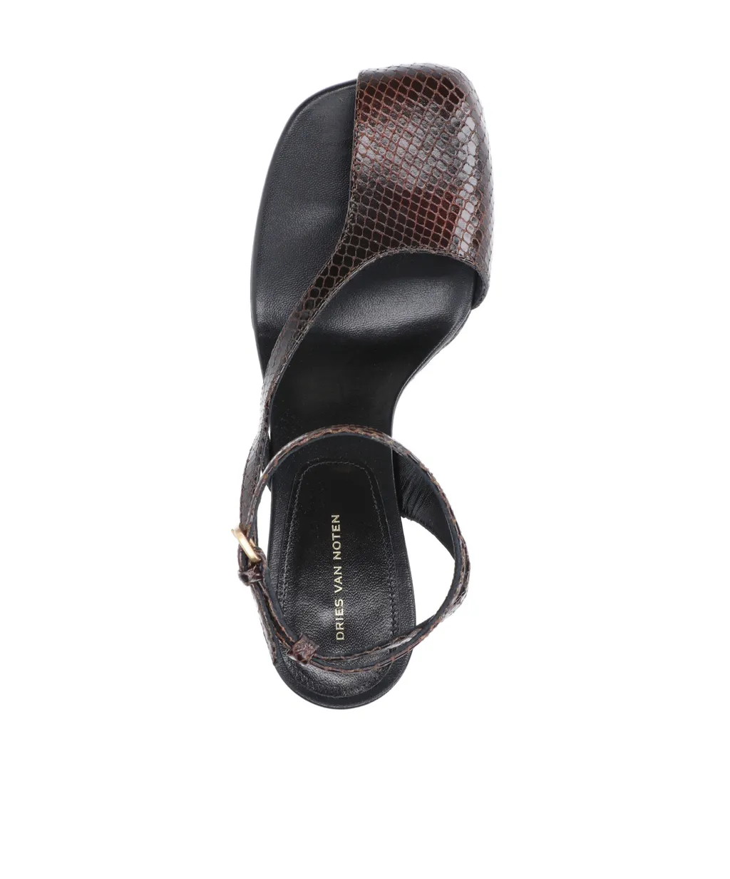 Slingback High-Heeled Sandals