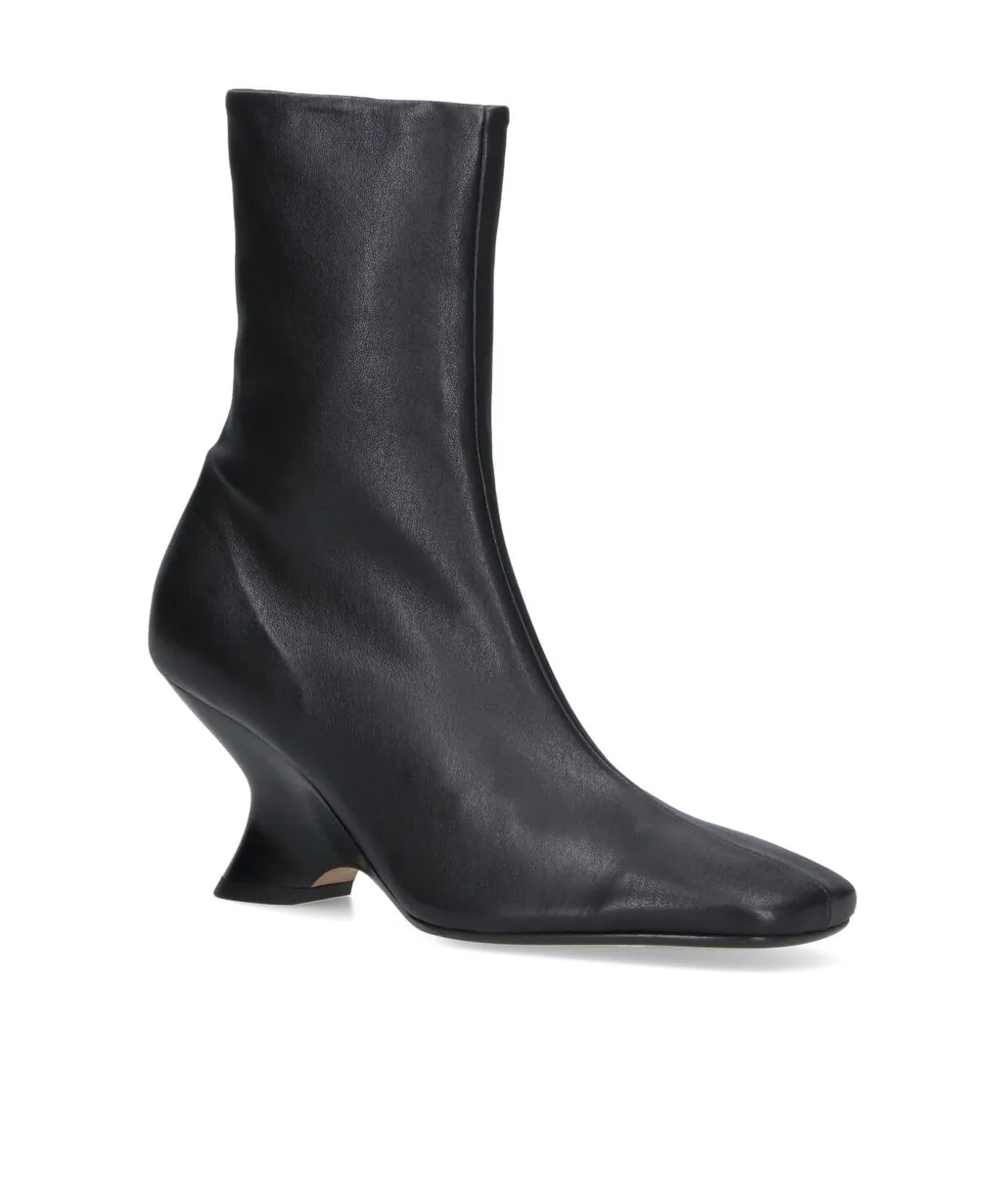 Square Toe Ankle Boots