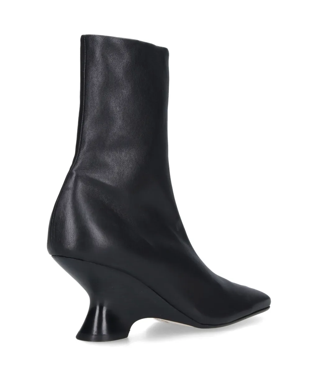 Square Toe Ankle Boots