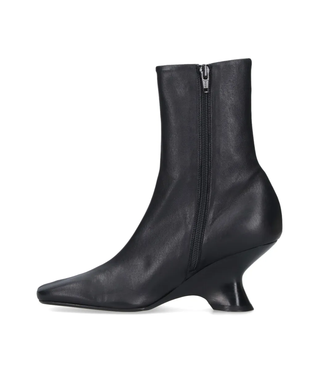 Square Toe Ankle Boots