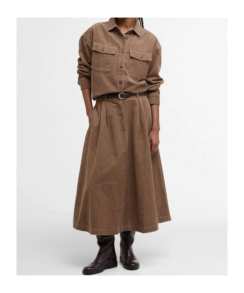 Yasmin Belted Midi Skirt