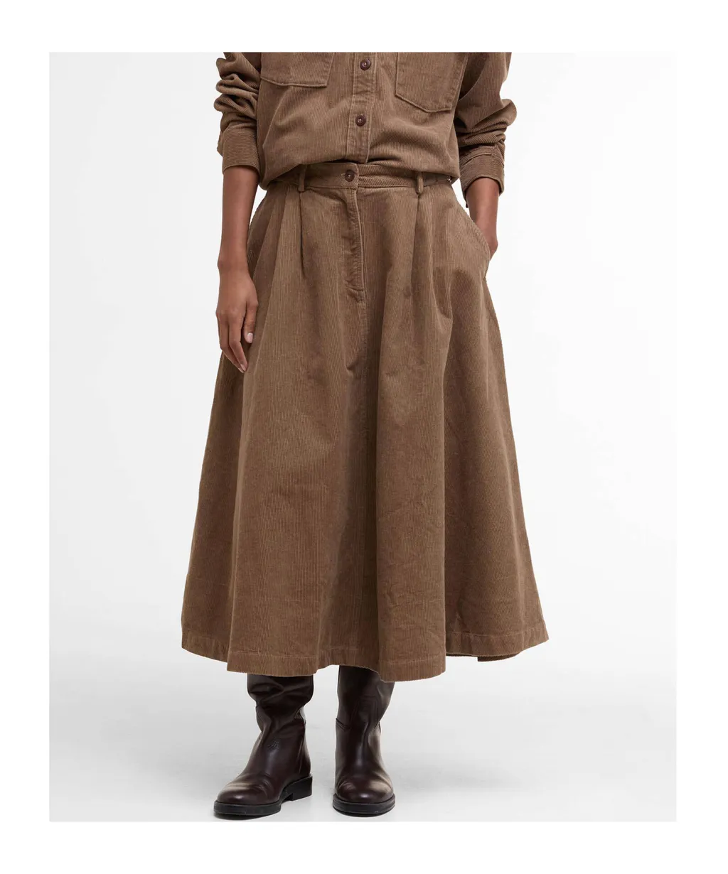 Yasmin Belted Midi Skirt