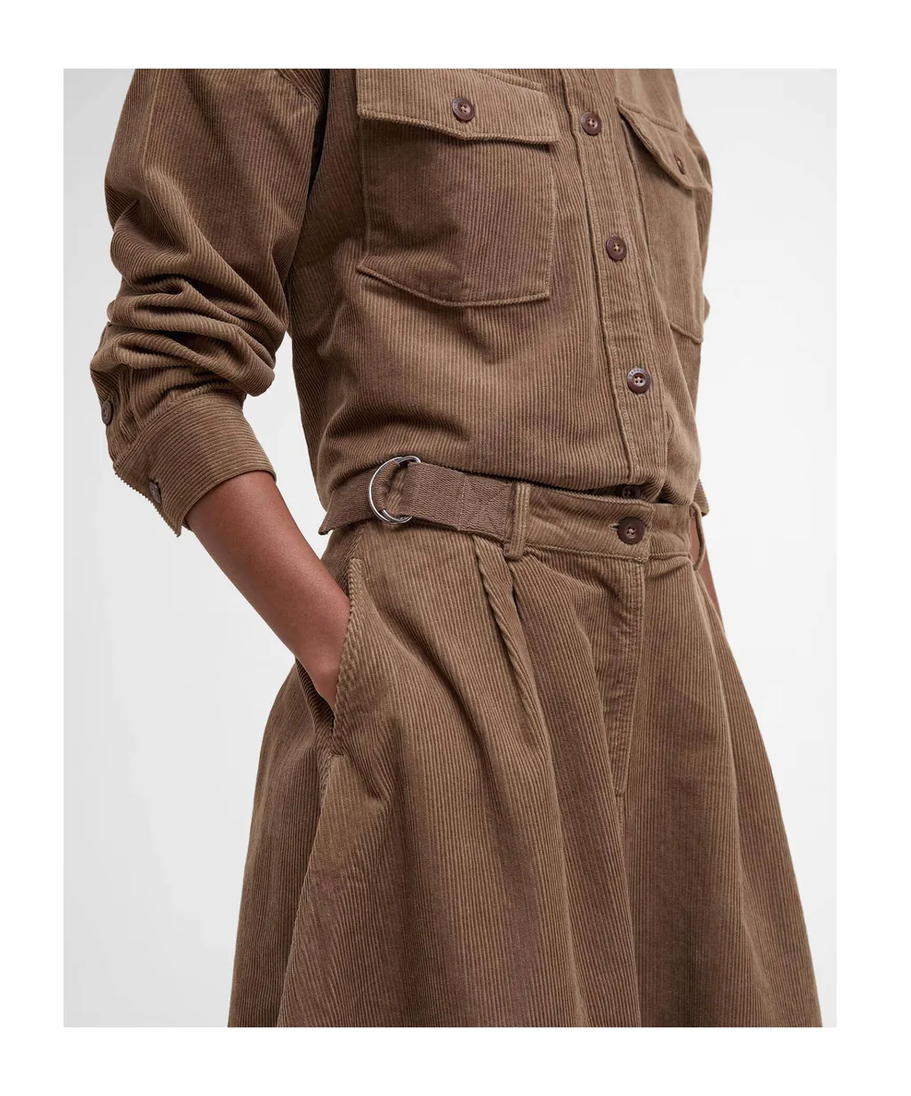 Yasmin Belted Midi Skirt