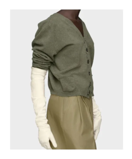 Maison Margiela Four Stitch Detailed Knitted Cardigan