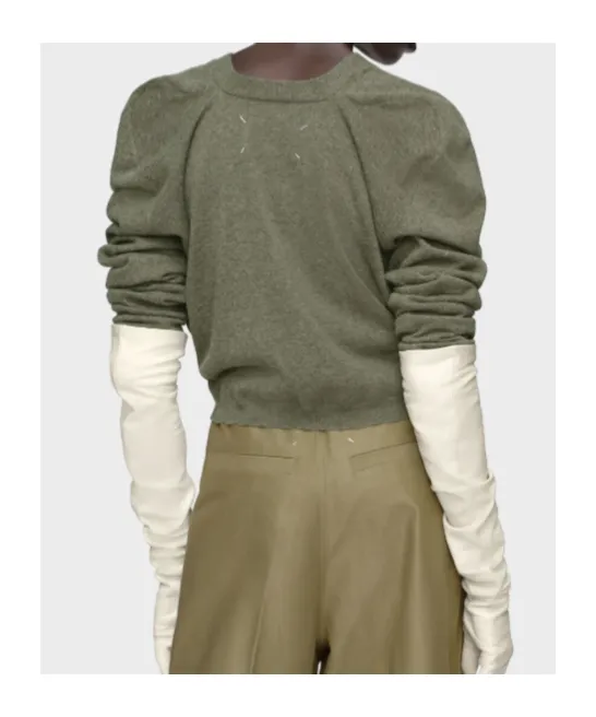 Maison Margiela Four Stitch Detailed Knitted Cardigan