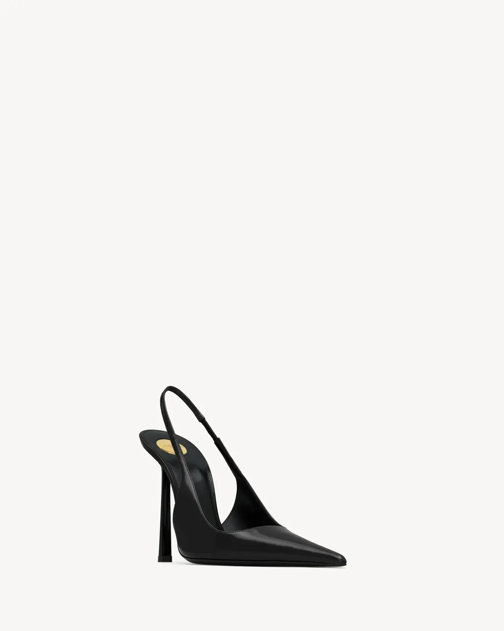 Vendome Slingback Pumps In Glazed Leather
