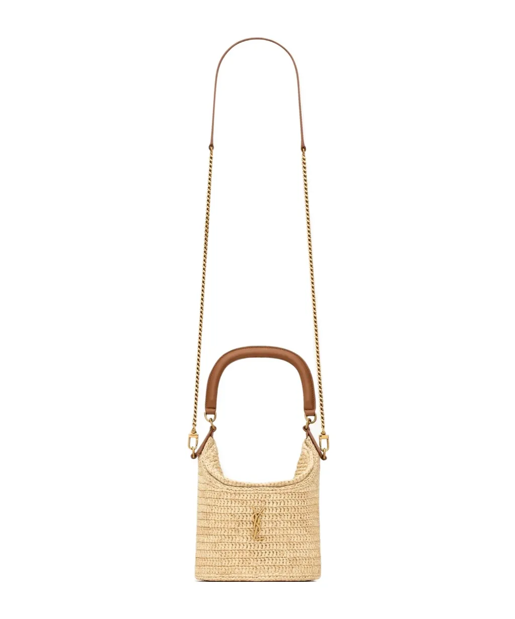 Saint Laurent Gaby Logo Plaque Bucket Bag