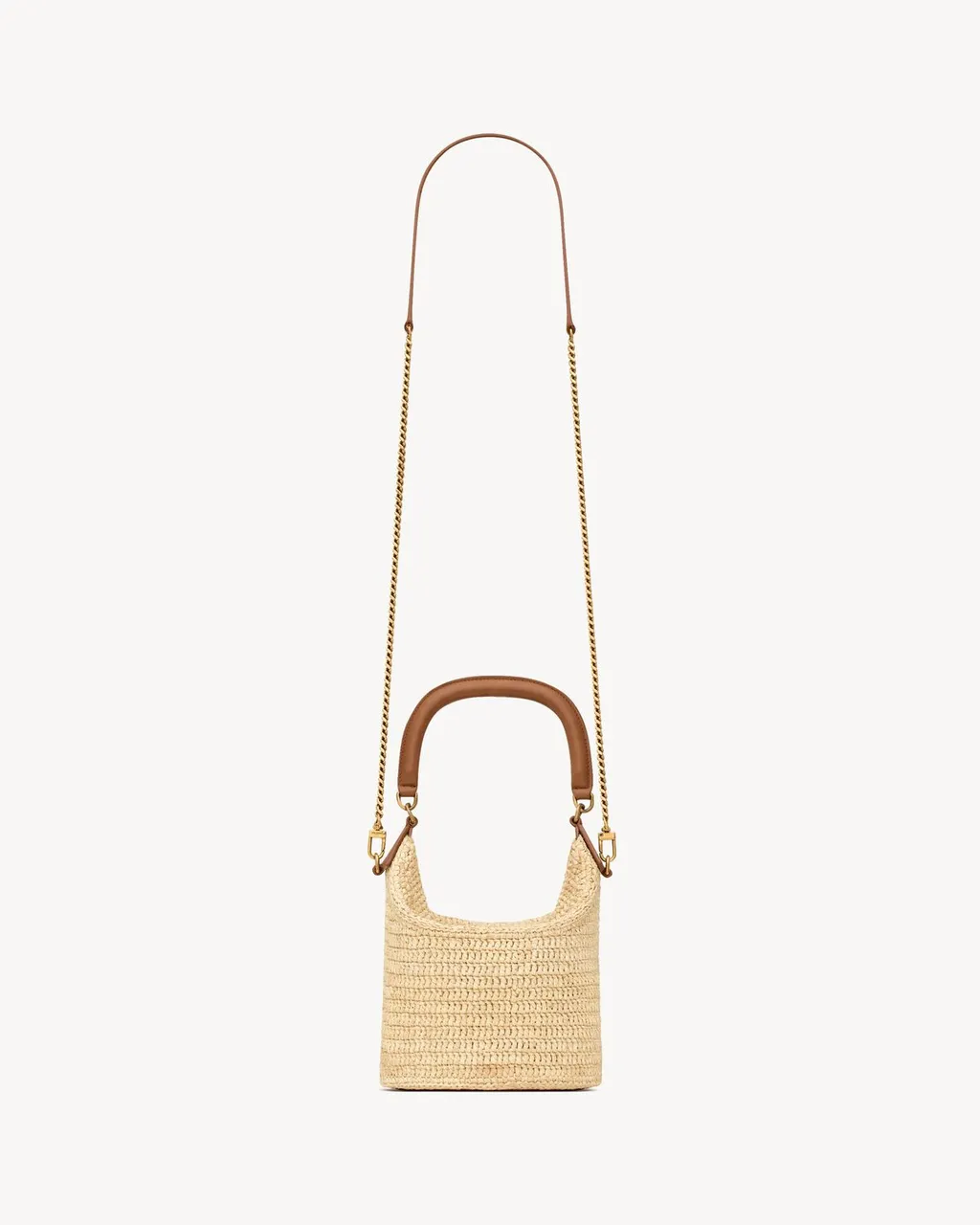 Saint Laurent Gaby Logo Plaque Bucket Bag