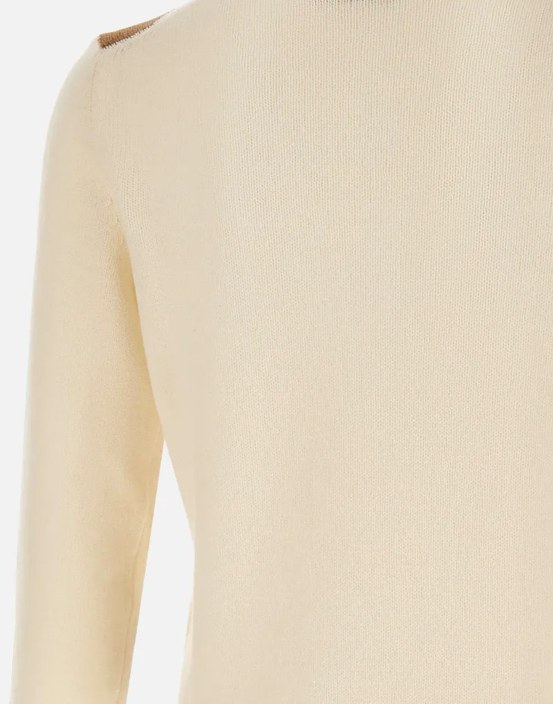 Gran Sasso Checked Crewneck Jumper