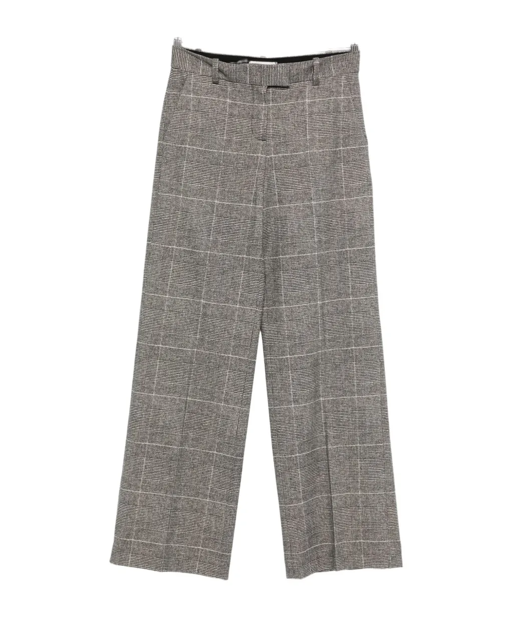 Belt Loop Wide-Leg Pants