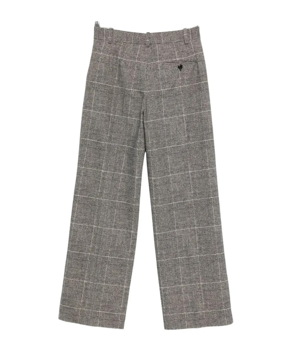 Belt Loop Wide-Leg Pants