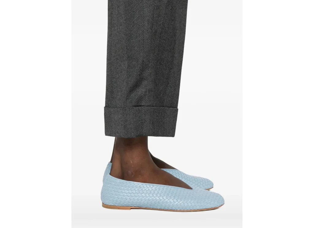 Peserico Herringbone Wool Pants