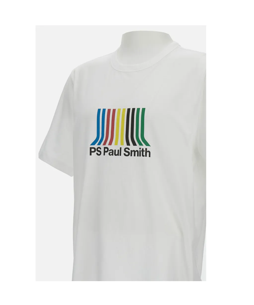 Ps Paul Smith Multi-Stripe Crewneck T-Shirt