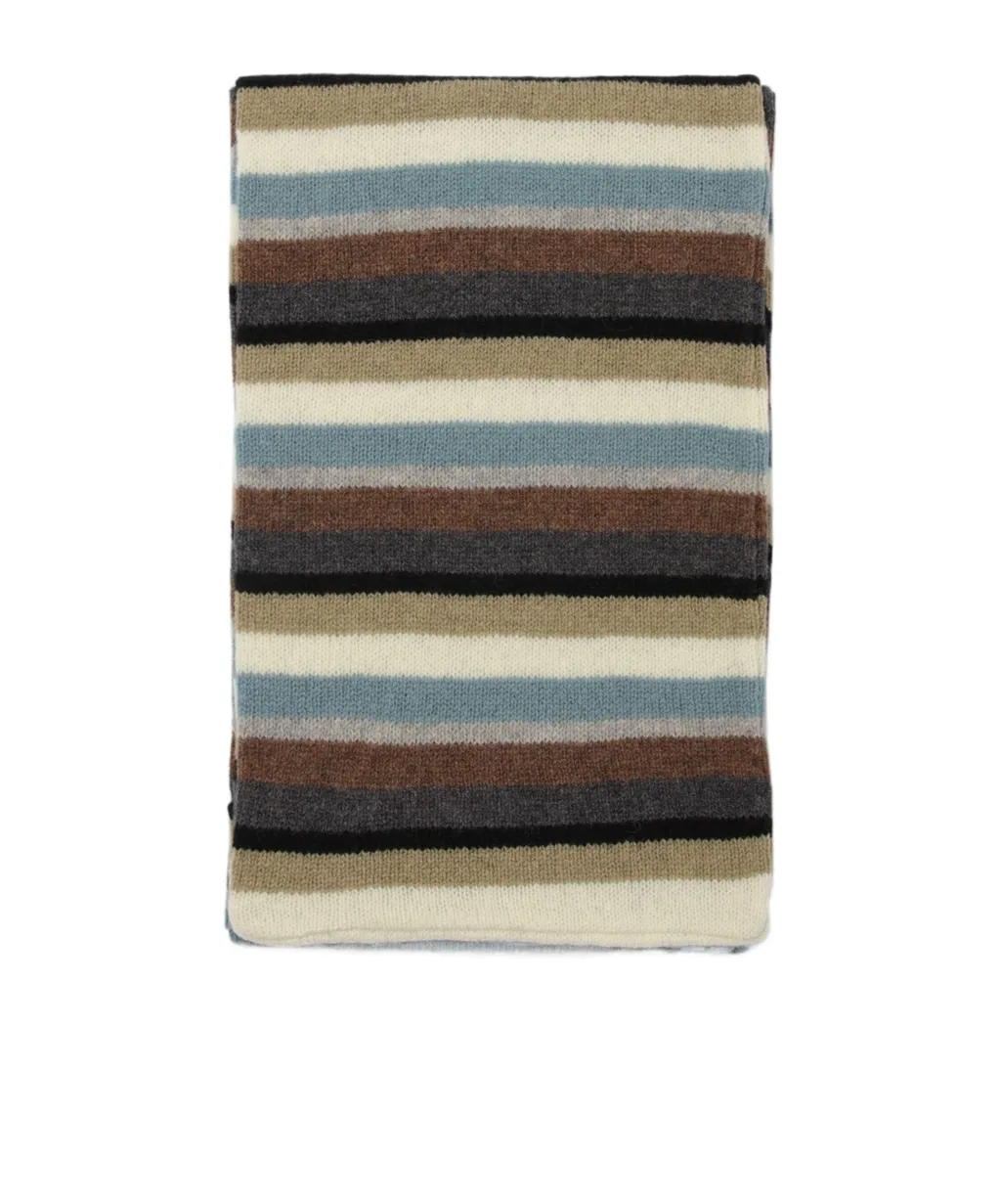 Paul Smith Striped Wool Scarf