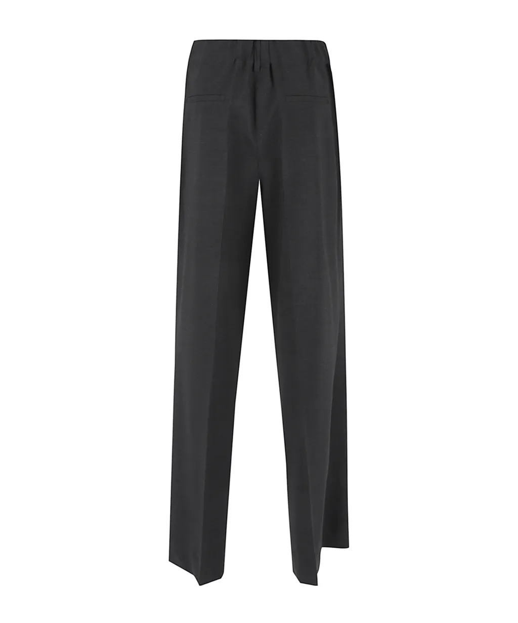 P.A.R.O.S.H. Pleat Straight-Leg Trousers