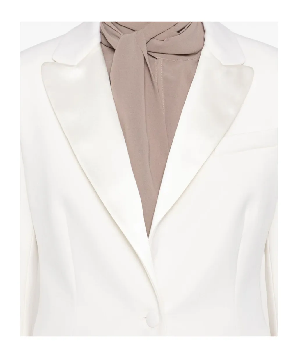 Single-Breasted Wool-Blend Blazer
