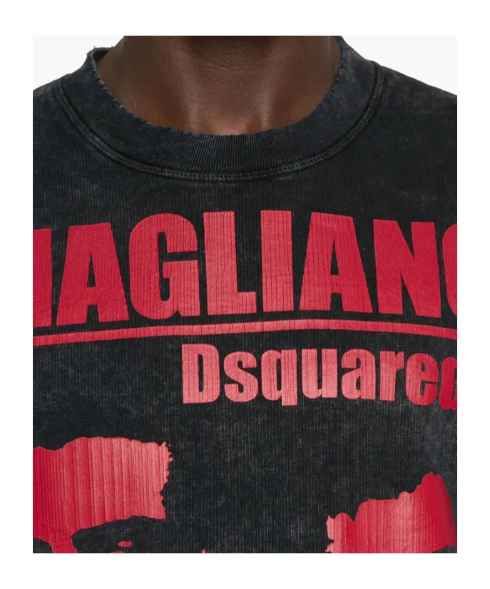 Dsquared2 Graphic Printed Crewneck Sweatshirt