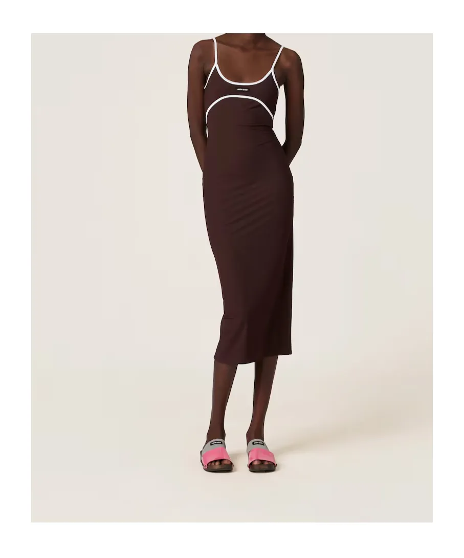 Stretch Jersey Midi-Dress
