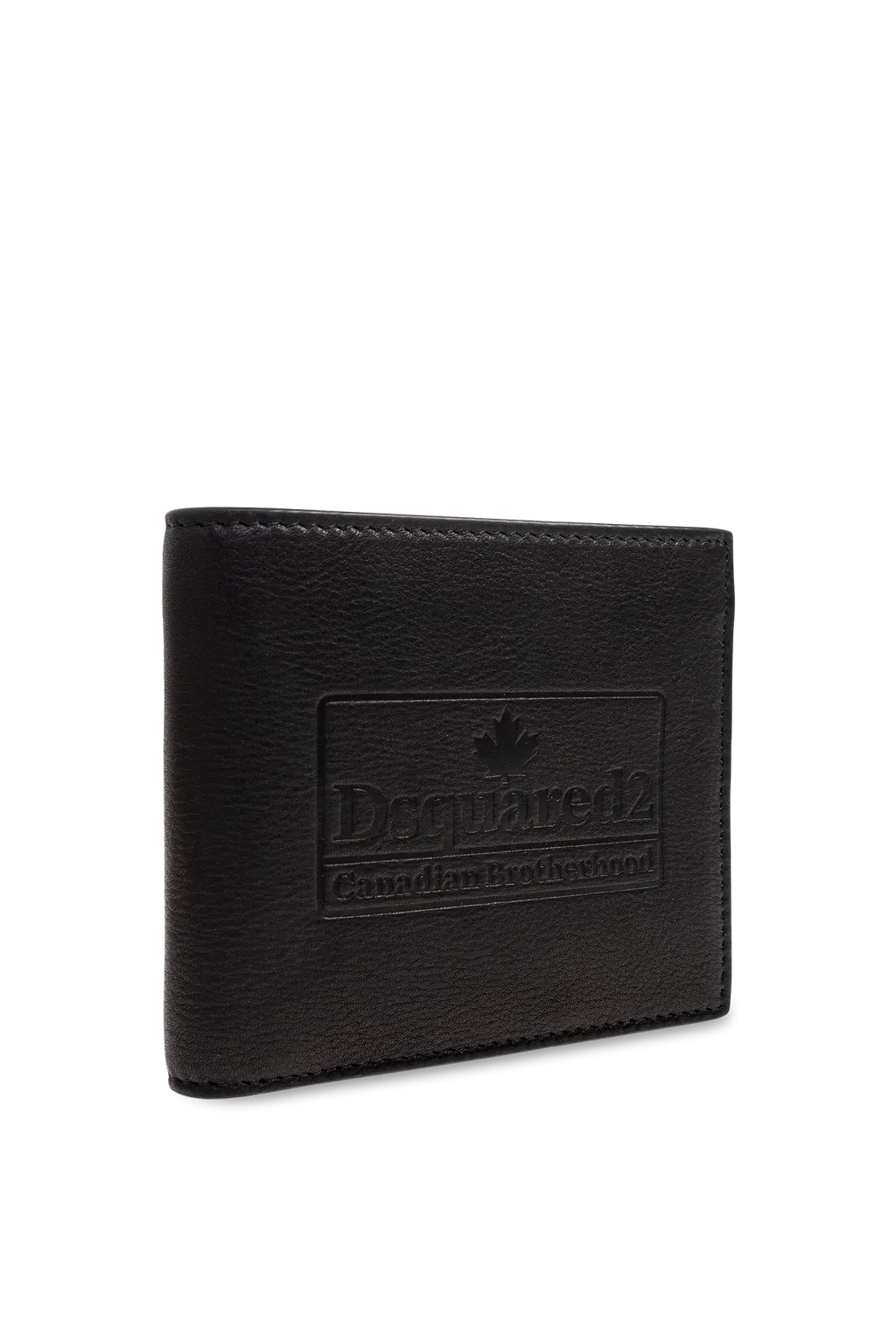 Embossed Logo Leather Wallet
