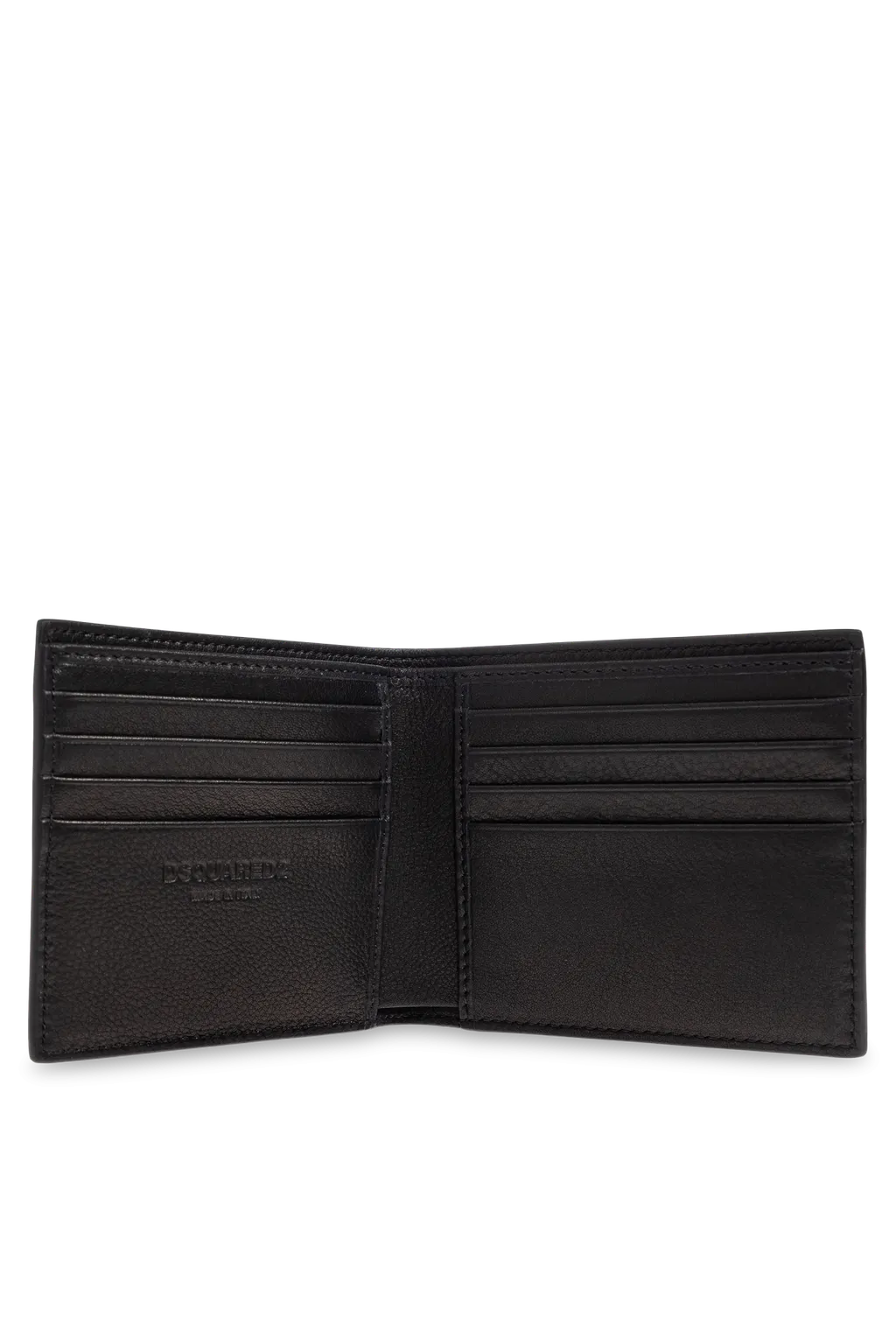 Embossed Logo Leather Wallet