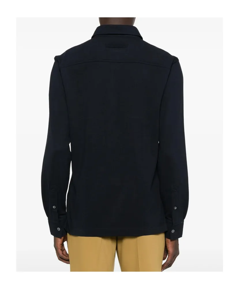 Zegna Long-Sleeved Polo Shirt
