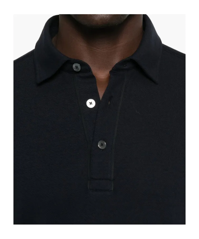 Zegna Long-Sleeved Polo Shirt