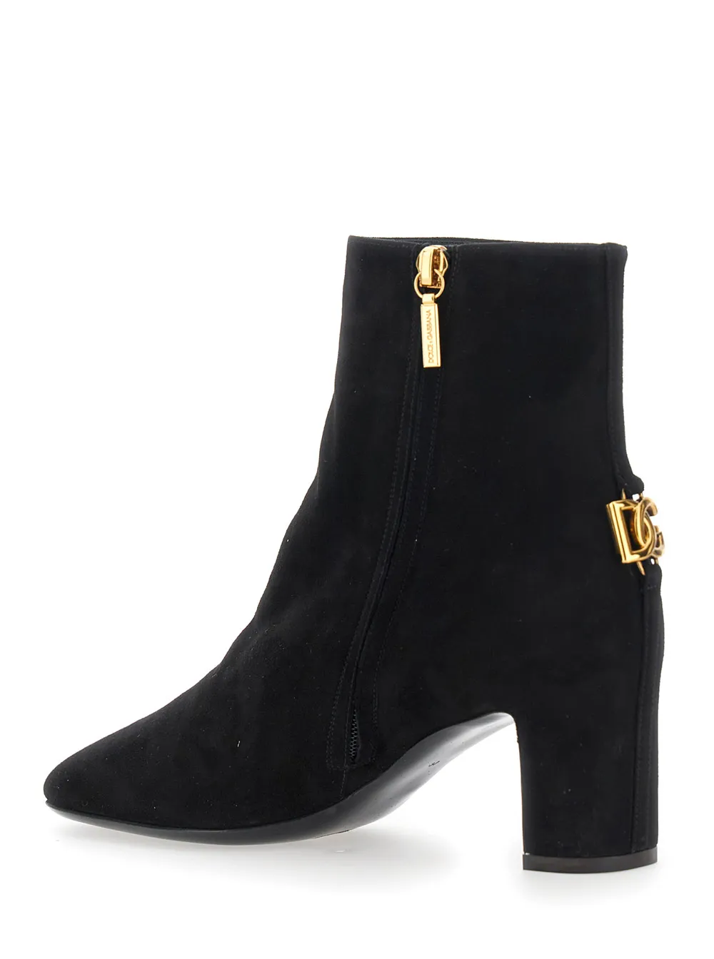Dg Logo Suede Boots