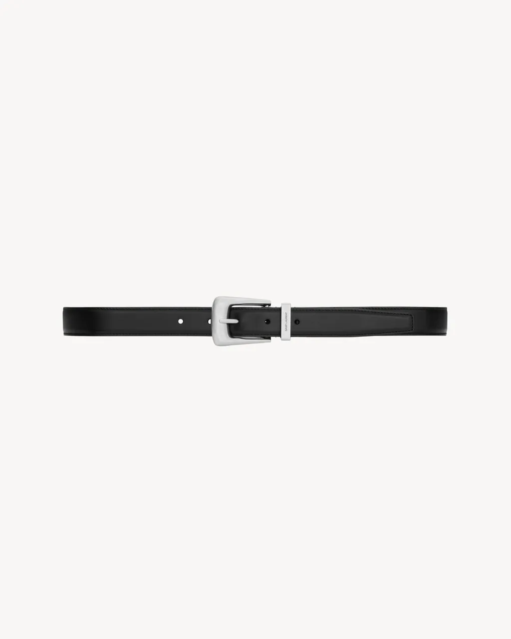 Folk Belt In Smooth Leather