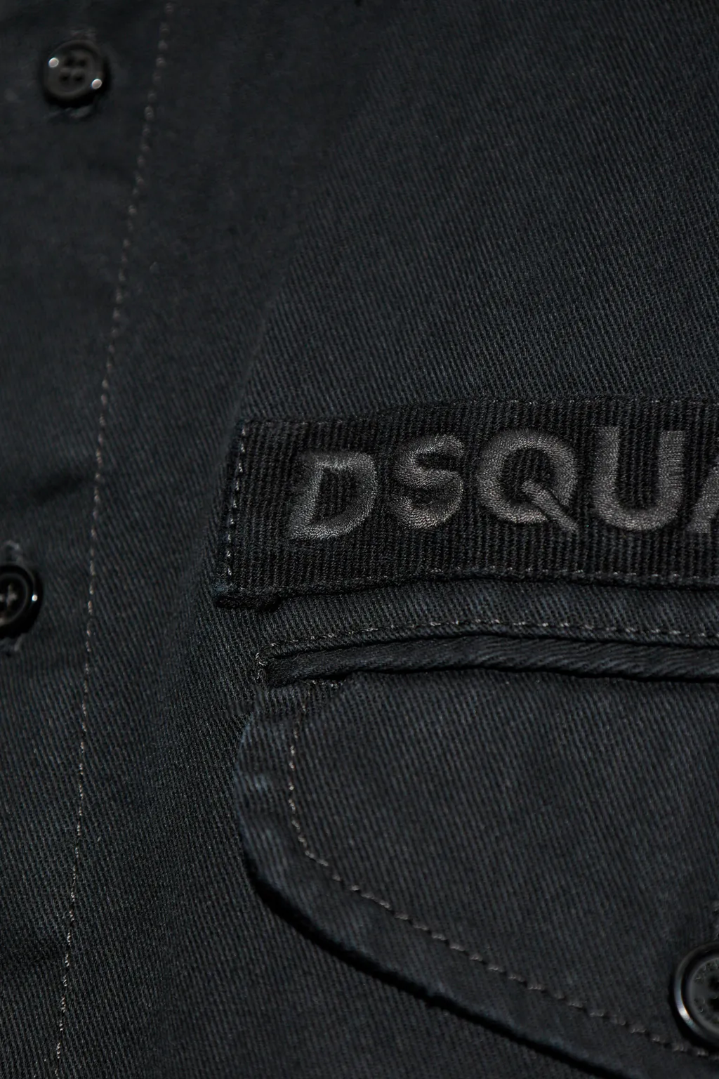 Logo-Embroidered Cotton Shirt