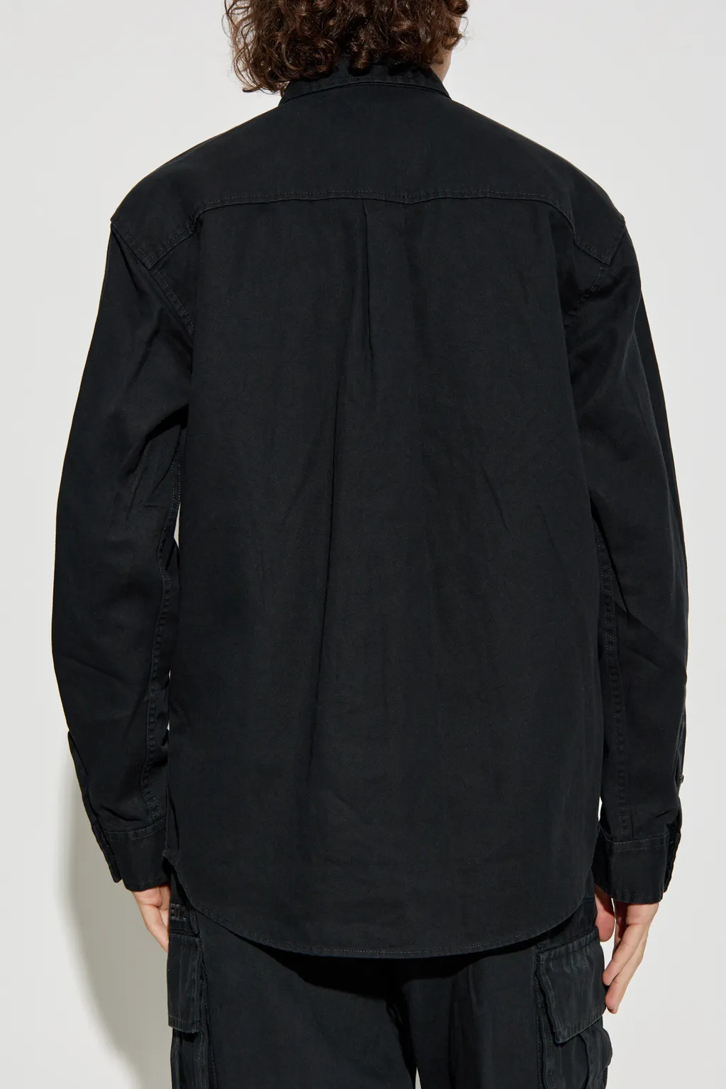 Logo-Embroidered Cotton Shirt