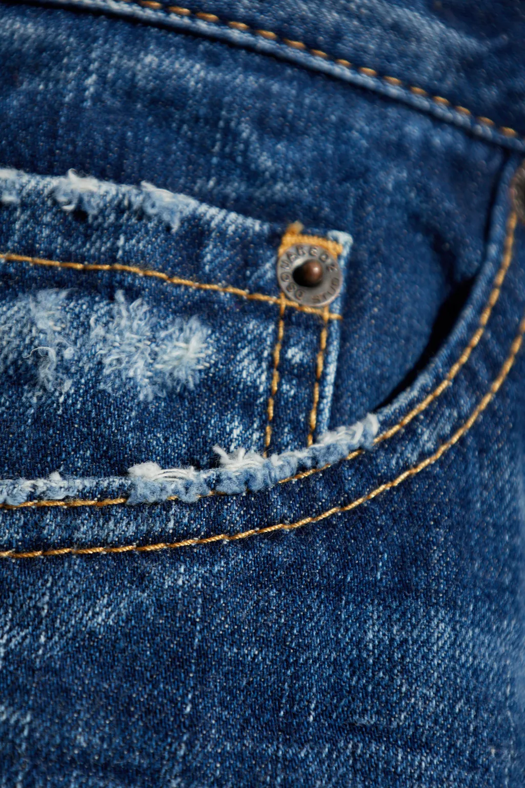 Waistband Denim Trousers