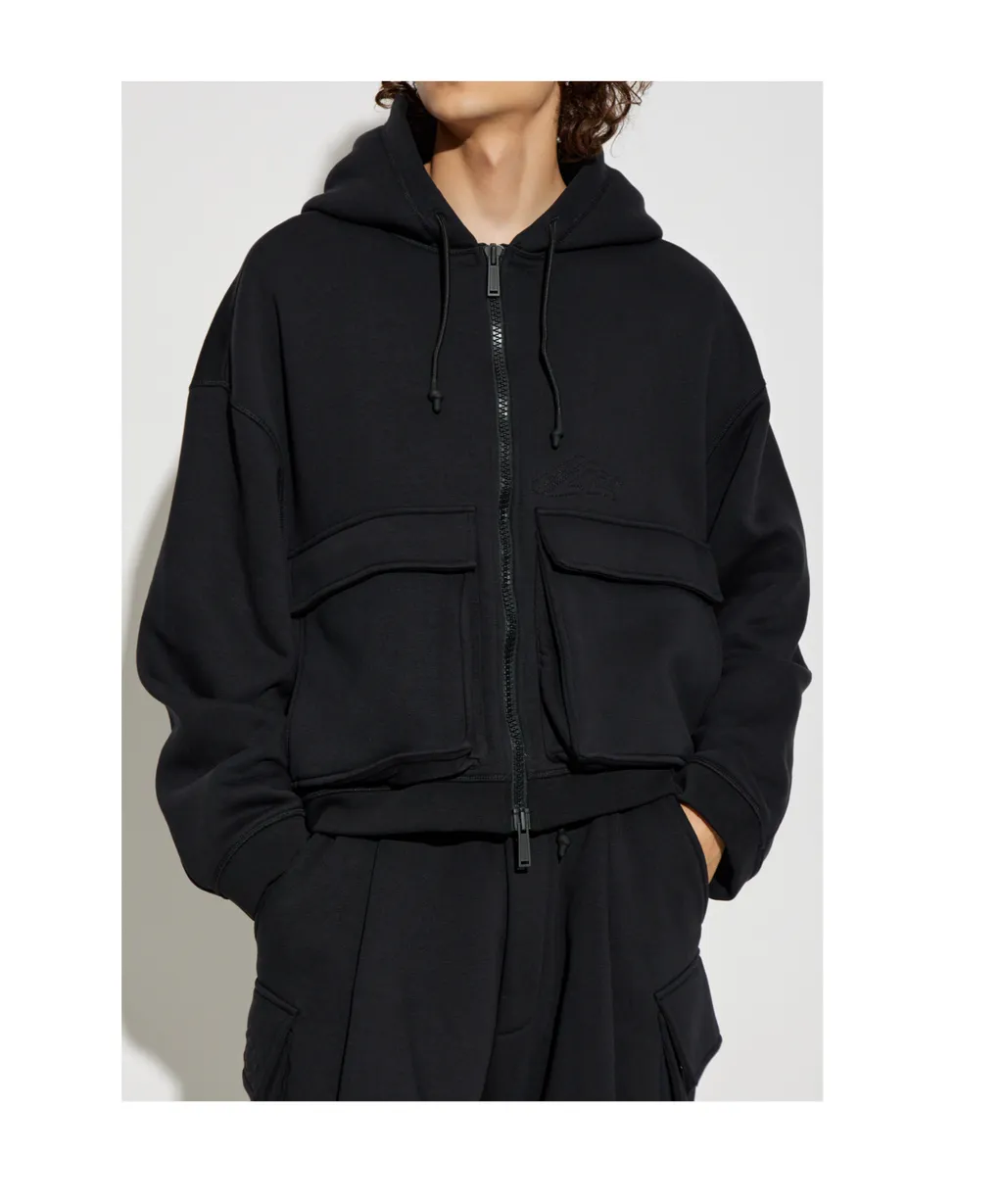 Hooded Ribbed Jacket