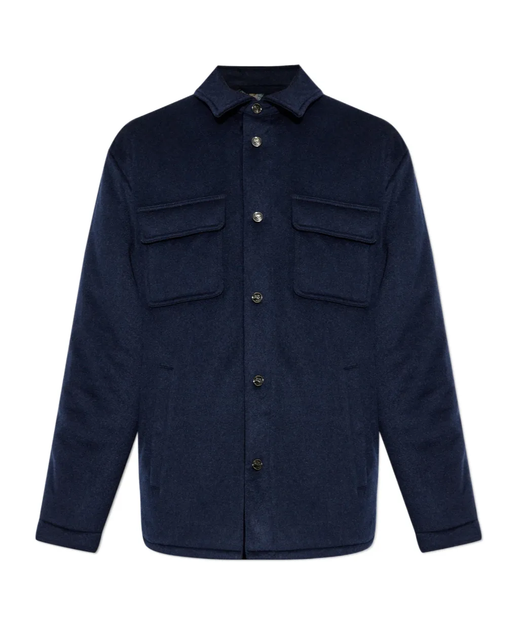 Patch-Pocket Cashmere Jacket