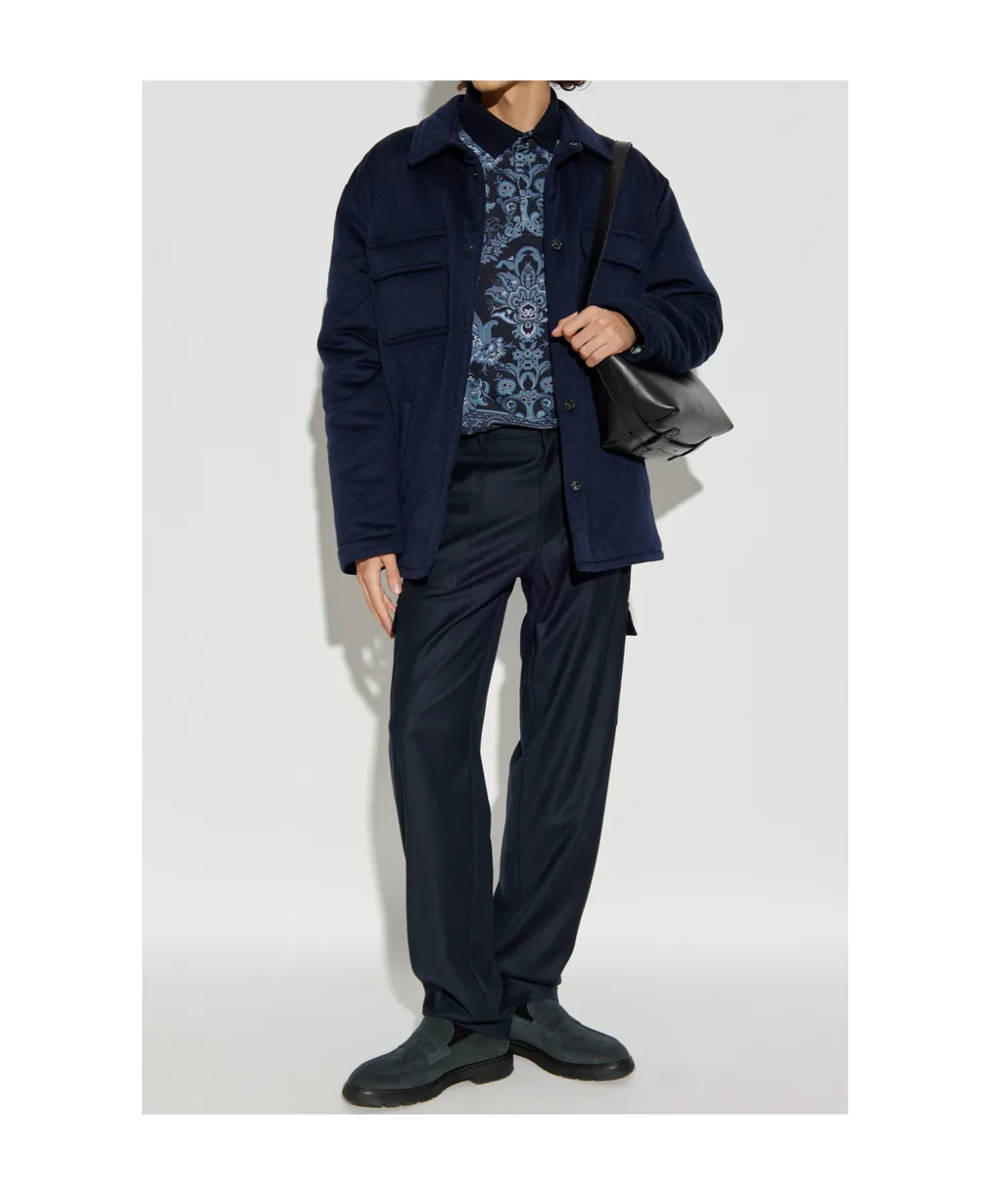 Patch-Pocket Cashmere Jacket