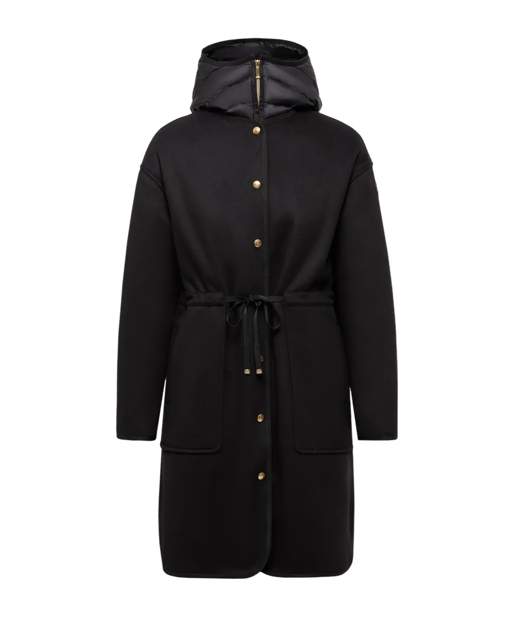Bonreposse 3-In-1 Wool & Cashmere Long Down Jacket