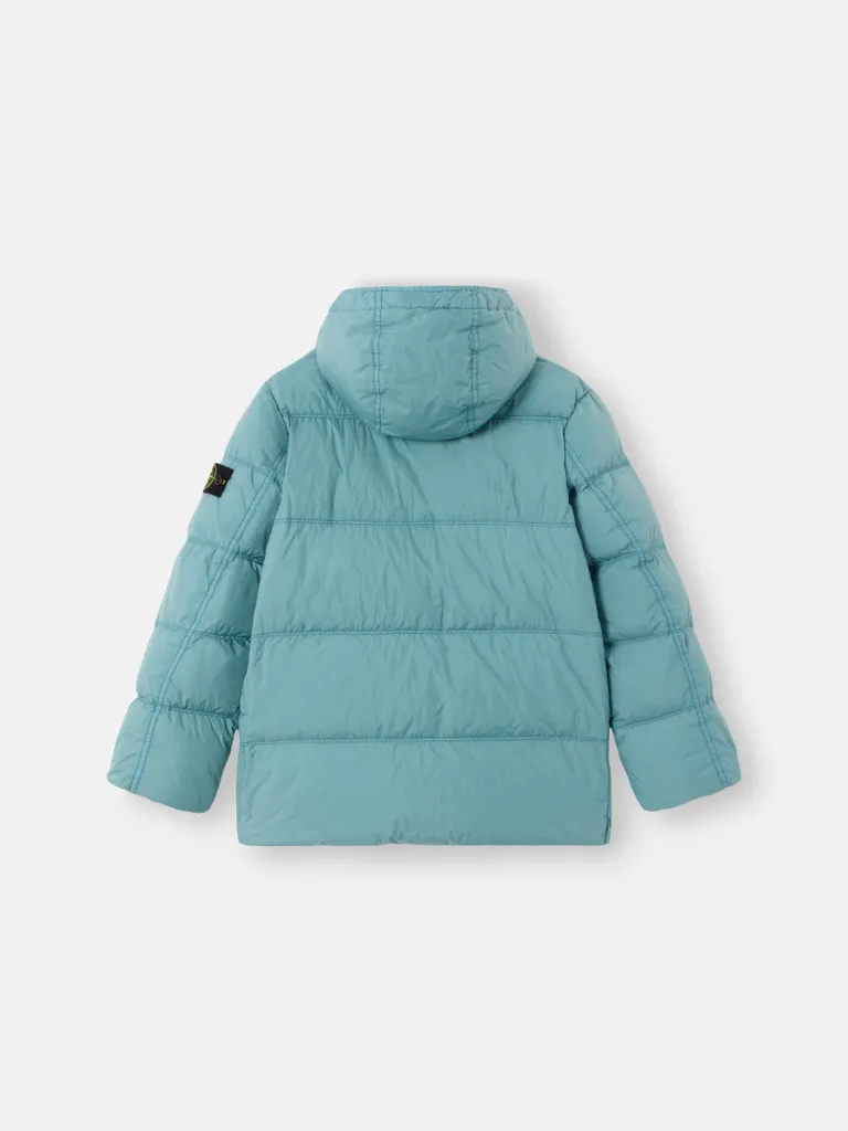 Quilted Logo-Patch Jacket
