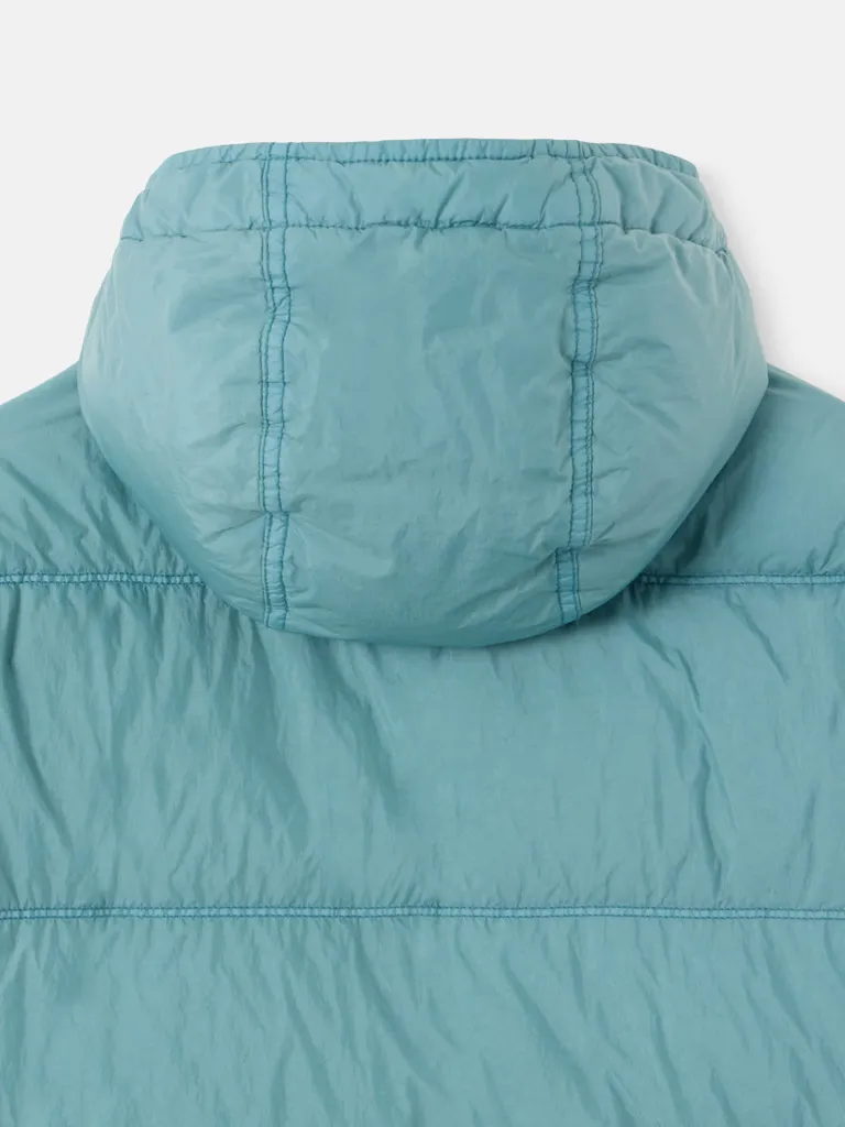 Quilted Logo-Patch Jacket