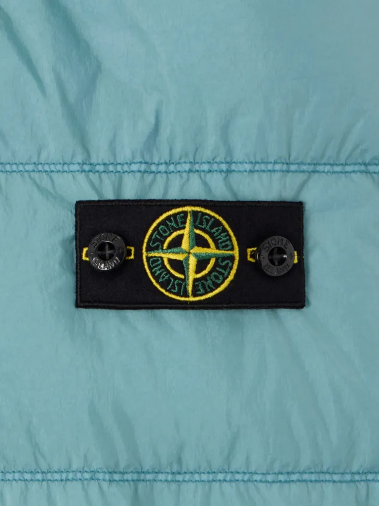 Quilted Logo-Patch Jacket