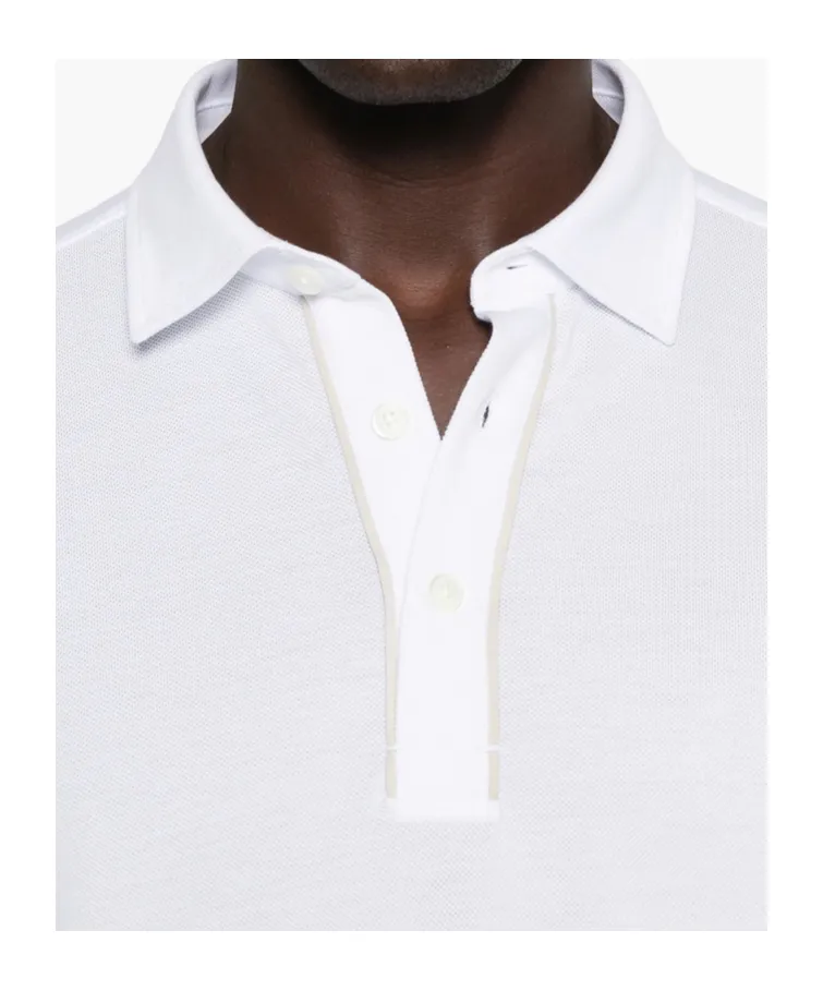 Long-Sleeved Polo Shirt