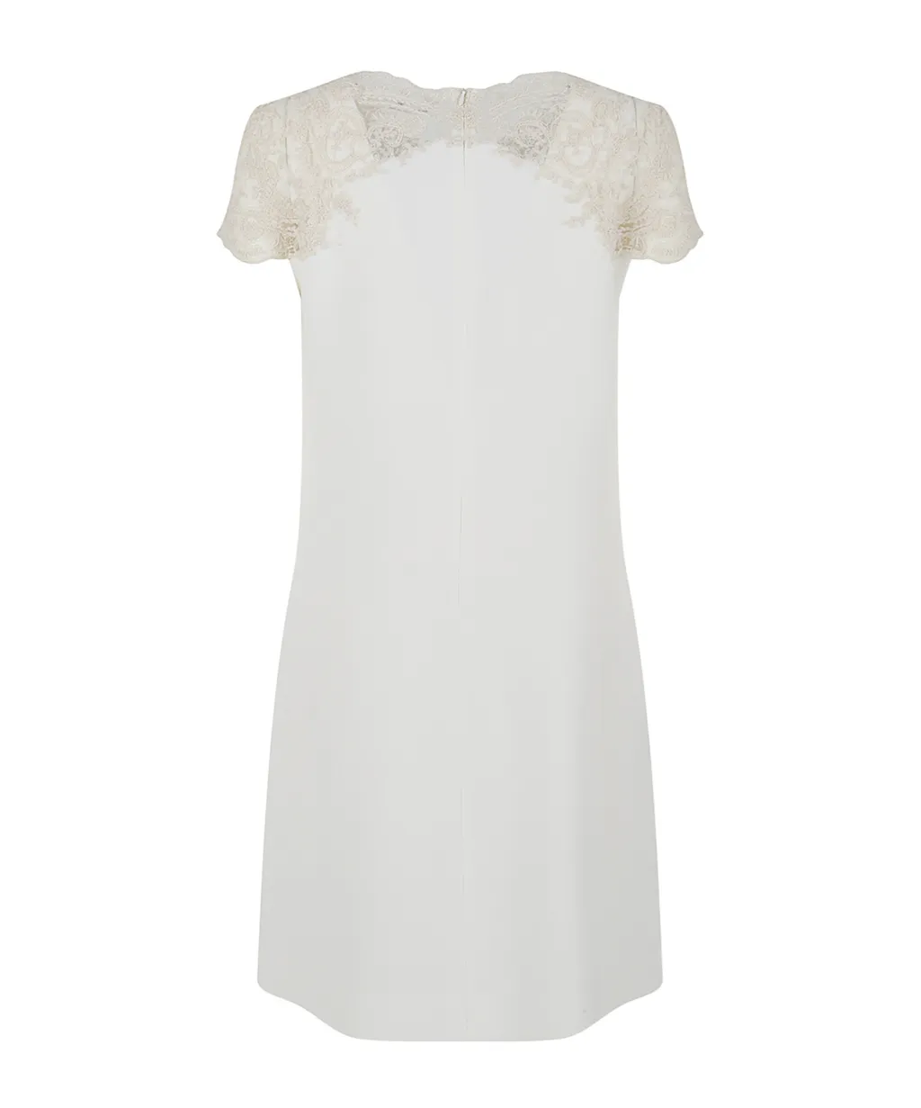 Ermanno Scervino Lace-Trimmed Dress
