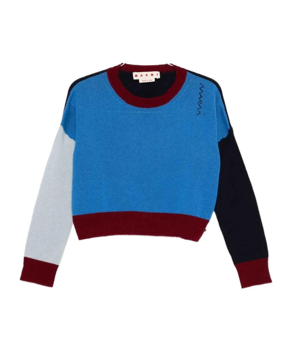 Colour-Block Cashmere Sweater