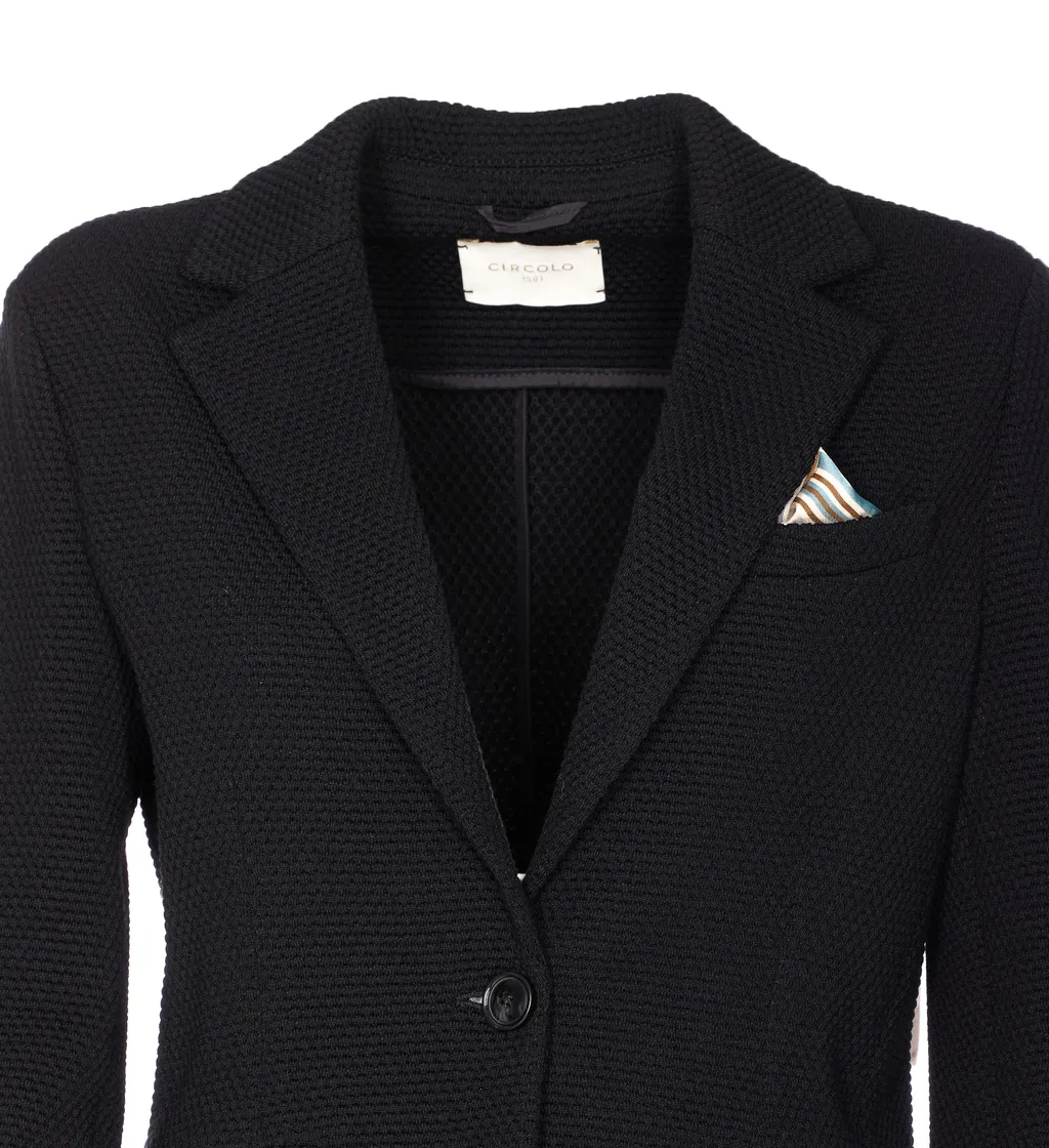 Circolo 1901 Knitted Button-Front Jacket