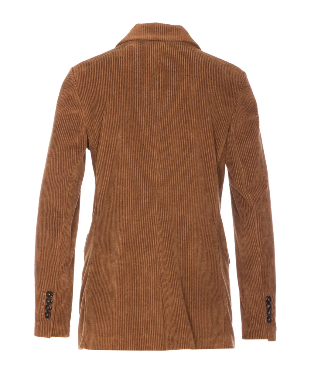 Circolo 1901 Double-Breasted Velvet Jacket