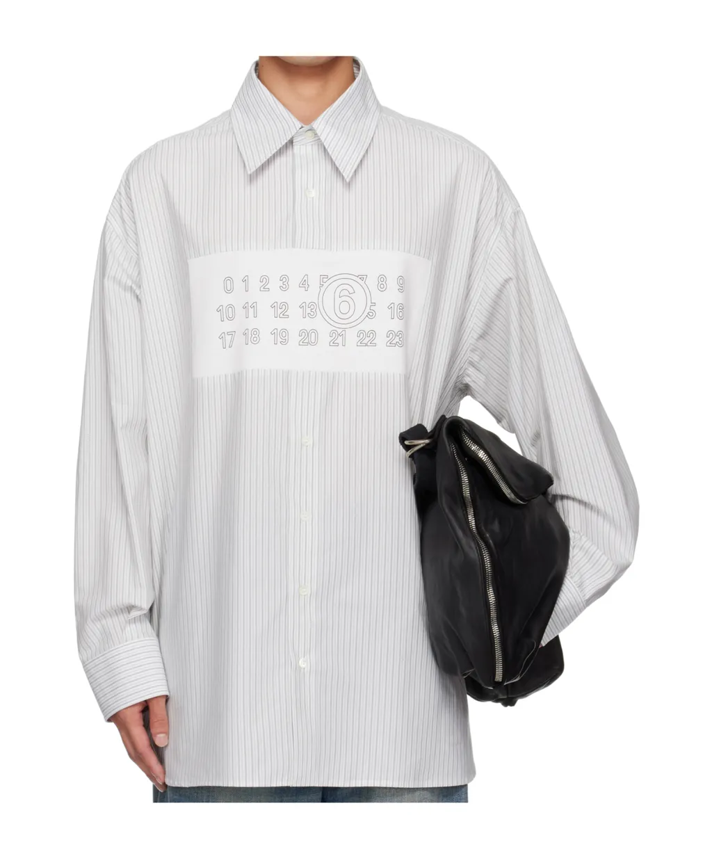 Striped Button-Up Shirt