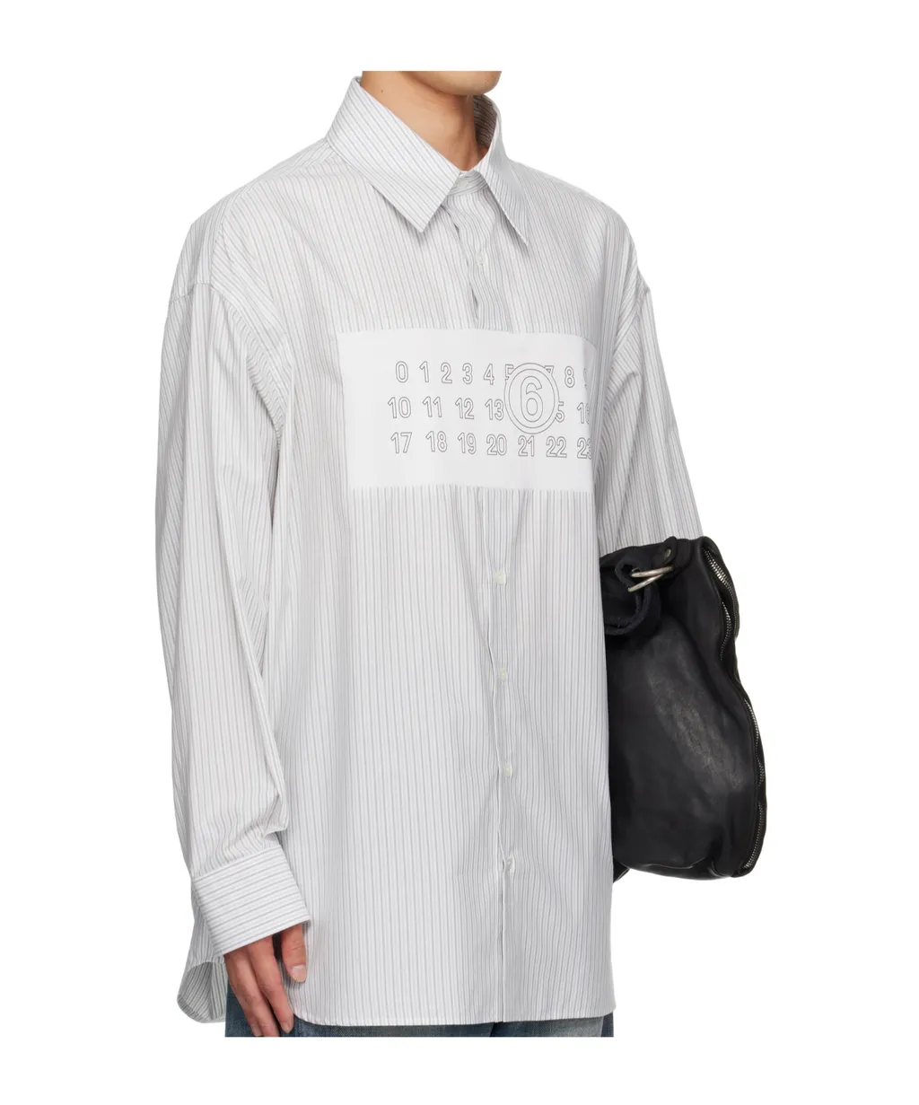 Striped Button-Up Shirt