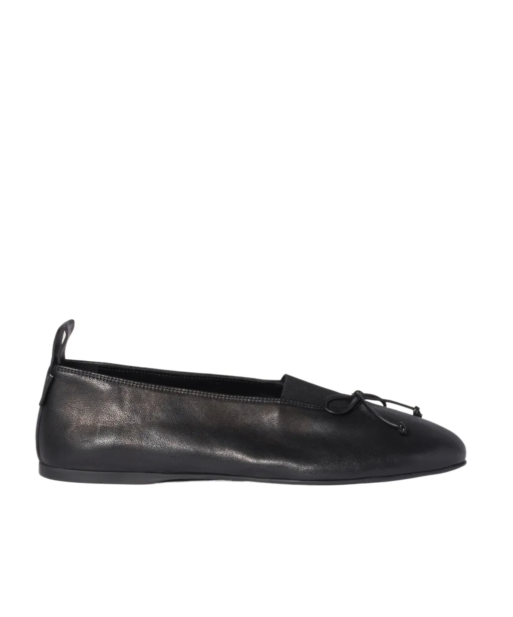 Miu Miu Round-Toe Ballerinas