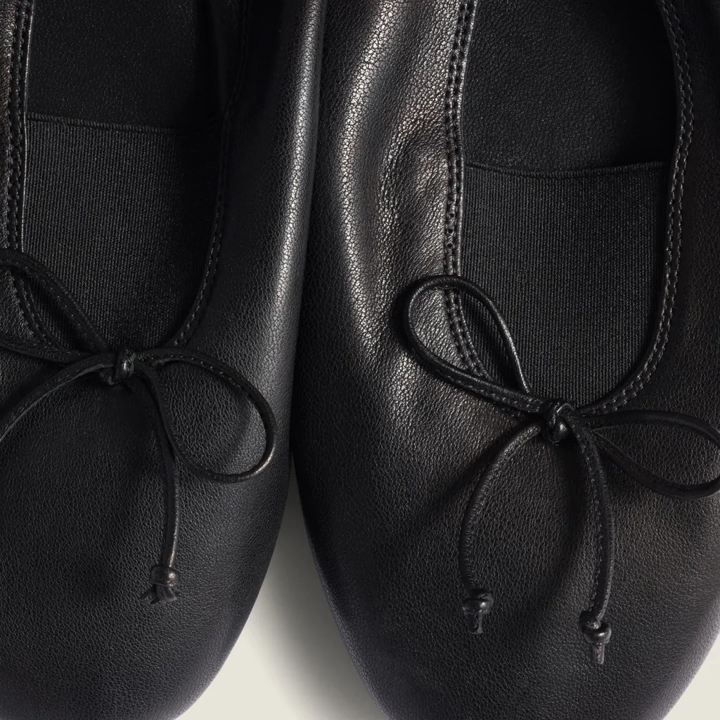 Miu Miu Round-Toe Ballerinas